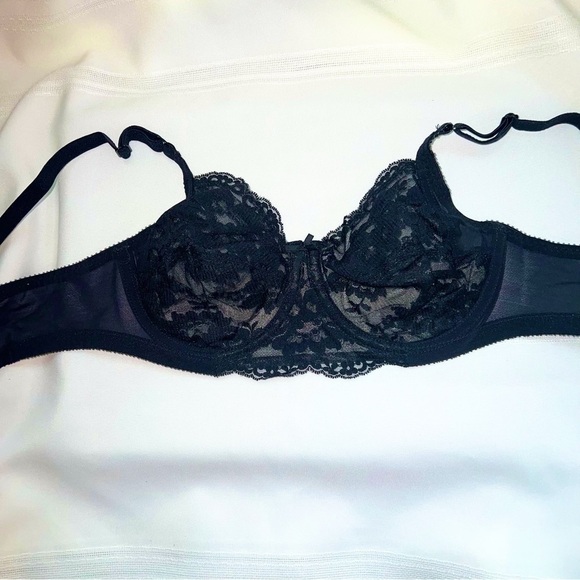 $5 ADD ON with $15+ Bundle Bali International Edition Bra 34C NWOT Blk Vintage - Picture 6 of 10